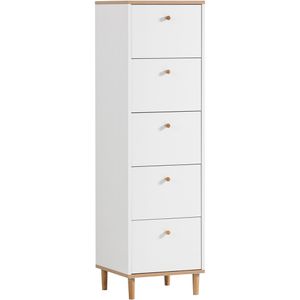 Kommode Schildmeyer Hilda, 701992, mattweiß / artisaneiche