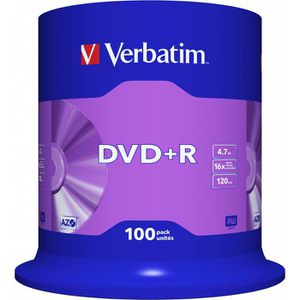 Produktbild für DVD-Rohlinge Verbatim 43551, DVD+R