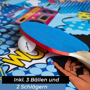 Produktbild für Tischtennisplatte Bandito-Sport Mini, Set, mit Netz, Indoor