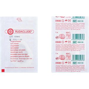 Produktbild für Augenpflaster Nobamed Rudaclude, Größe L, sensitiv
