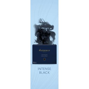 Produktbild für Füllerpatronen Waterman Standard, Intense Black
