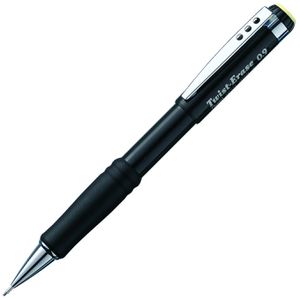 Druckbleistift Pentel Twist-Erase, schwarz, Kunststoff