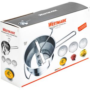 Produktbild für Passiermühle Westmark Finoletta, manuell, silber, Ø 20 cm