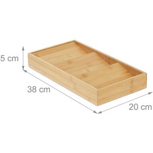 Produktbild für Gewürzregal Relaxdays 10039408, braun, mit 3 Fächern