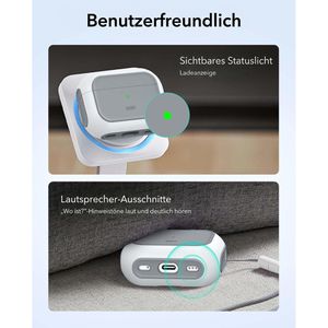 Produktbild für Ladecase-Hülle ESR Orbit Hybrid, mit MagSafe, weiß