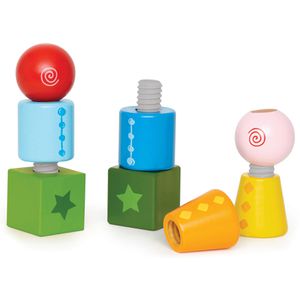 Produktbild für Motorikspielzeug Hape E0416, Schraubklötze