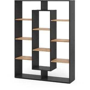 Bücherregal Vicco 07502, anthrazit / eiche