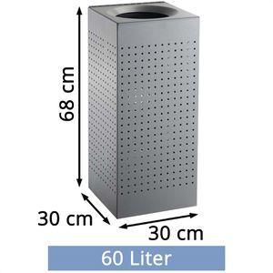 Produktbild für Mülleimer Böttcher-AG grau