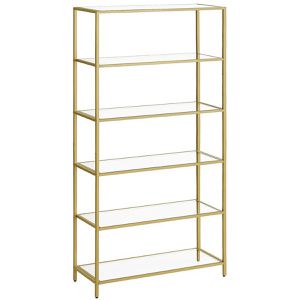 Produktbild für Bücherregal Vasagle LGT503A01, gold