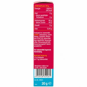 Produktbild für Lebensmittelfarbe Decocino Farbpaste, wasserlöslich
