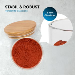 Produktbild für Vorratsglas Clidor mit Bambusdeckel