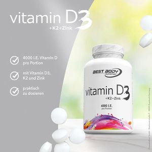 Produktbild für Vitamin-D Best-Body-Nutrition 80 Tablette