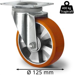 Produktbild für Schwerlastrolle CASCOO Serie BAU5, Lenkrolle