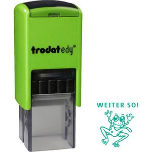 Motivstempel Trodat edy FIX Frosch, aus Kunststoff