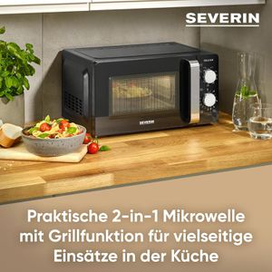 Produktbild für Mikrowelle Severin MW 7781, mit 900 Watt Grill
