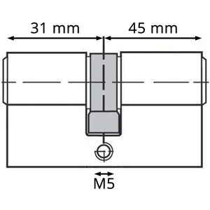 Produktbild für Schließzylinder BKS PZ 8812, mit 3 Schlüsseln