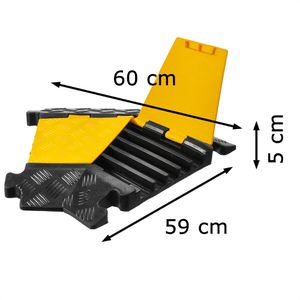 Produktbild für Kabelbrücke Evertec Eckteil, 5 Kanal