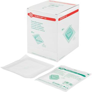 Vlieskompressen Nobamed Nobatop 12, 6-lagig, steril