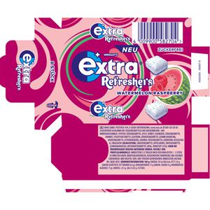 Produktbild für Kaugummis Extra Refreshers, Watermelon Raspberry
