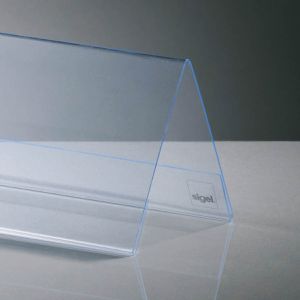 Produktbild für Tischnamensschilder Sigel TA136, glasklar, ca. A7