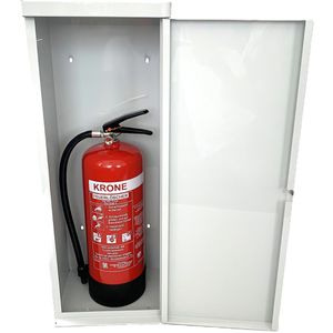 Produktbild für Feuerlöscherschrank Krone mit Magnetverschluss