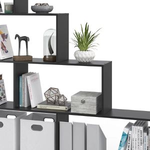 Produktbild für Bücherregal Vicco 58402, schwarz