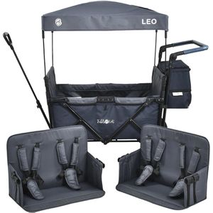 Produktbild für Bollerwagen FableKids Leo X4 Plus, faltbar
