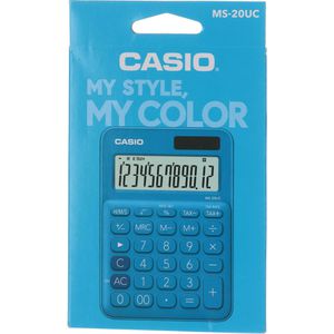 Produktbild für Taschenrechner Casio MS 20UC BU,mit Zeitberechnung