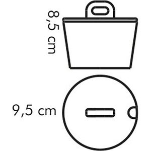 Produktbild für Zuckerdose Tescoma Gustito 386480, weiß