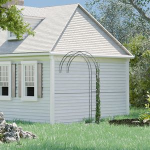Produktbild für Rosenbogen Relaxdays 10050702, schwarz