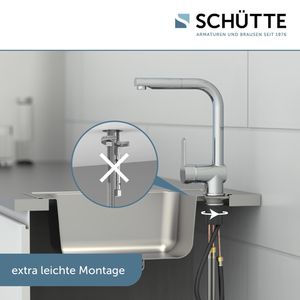 Produktbild für Küchenarmatur Schütte London, chrom