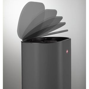 Produktbild für Mülleimer Wesco Multi Collector 3, graphit matt