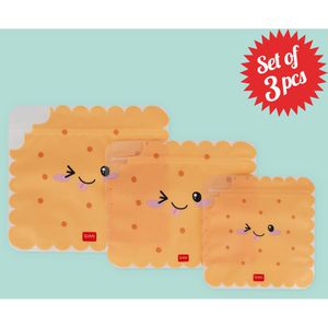 Produktbild für Druckverschlussbeutel Legami ZB0003, Cookie, 210 x 230 mm