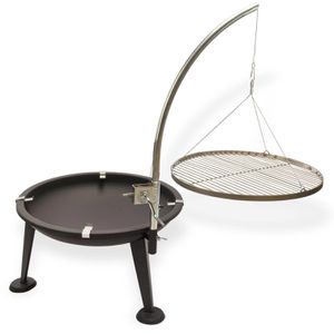 Produktbild für Holzkohlegrill DEMA Oregon, Schwenkgrill