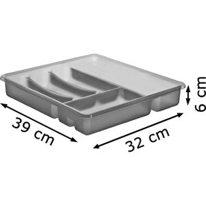 Produktbild für Besteckkasten Rotho Basic 1753108812, Kunststoff