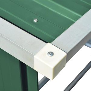 Produktbild für Holzunterstand vidaXL Holzlagerschuppen, grün