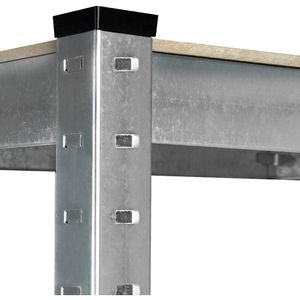 Produktbild für Schwerlastregal Monzana 106179, 5 Holzböden