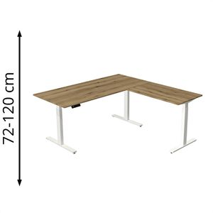 Schreibtisch Kerkmann Move 3, asteiche / weiß