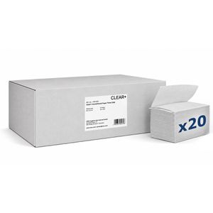 Produktbild für Papierhandtücher CWS Clear+, 1701537, 2-lagig