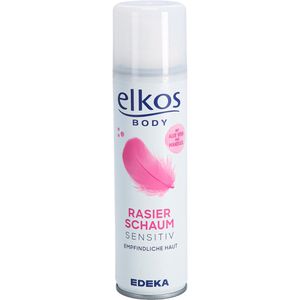Rasierschaum elkos Body Sensitiv, hautberuhigend, für Frauen
