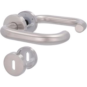 Produktbild für Drückergarnitur Alpertec Fair IV-R BB