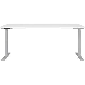 Produktbild für Schreibtisch Germania Mailand, 7909-638, weiß / silber