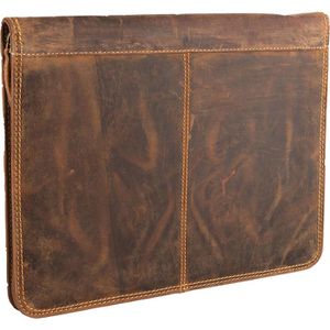 Produktbild für Schreibmappe Greenburry Vintage 1721-25, braun, Echt Leder