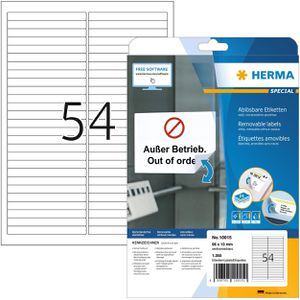 Universaletiketten Herma 10015, weiß