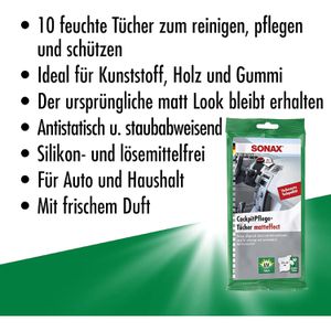 Produktbild für Reinigungstücher Sonax 04158000, matteffect, feucht