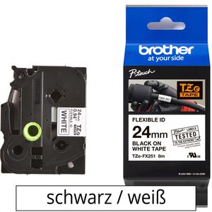 Schriftband Brother TZe-FX251, 24mm