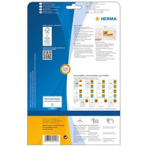 Produktbild für Universaletiketten Herma 5145 Special, neon-orange