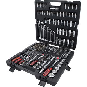 Produktbild für Werkzeugkoffer KS-Tools Steckschlüssel CHROMEplus 918.0216