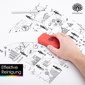Produktbild für Tafelwischer OfficeTree magnetisch, 6 Stück