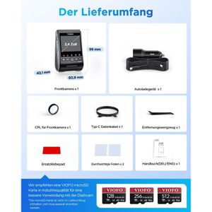 Produktbild für Dashcam VIOFO A329S 1CH, Auto